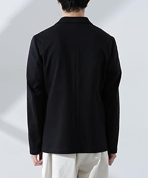 極美品☆【ナノユニバース】カノニコ生地　グレンチェック　総裏地　濃灰　46 44 NANO universe｜「N JACKET PREMIUM」TEXBRID(R)撥水ウラドット